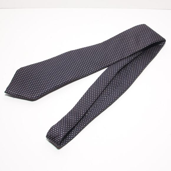 Vintage Resilio Silk Polka Dot Tie 3.5" x 57" - Picture 2 of 5